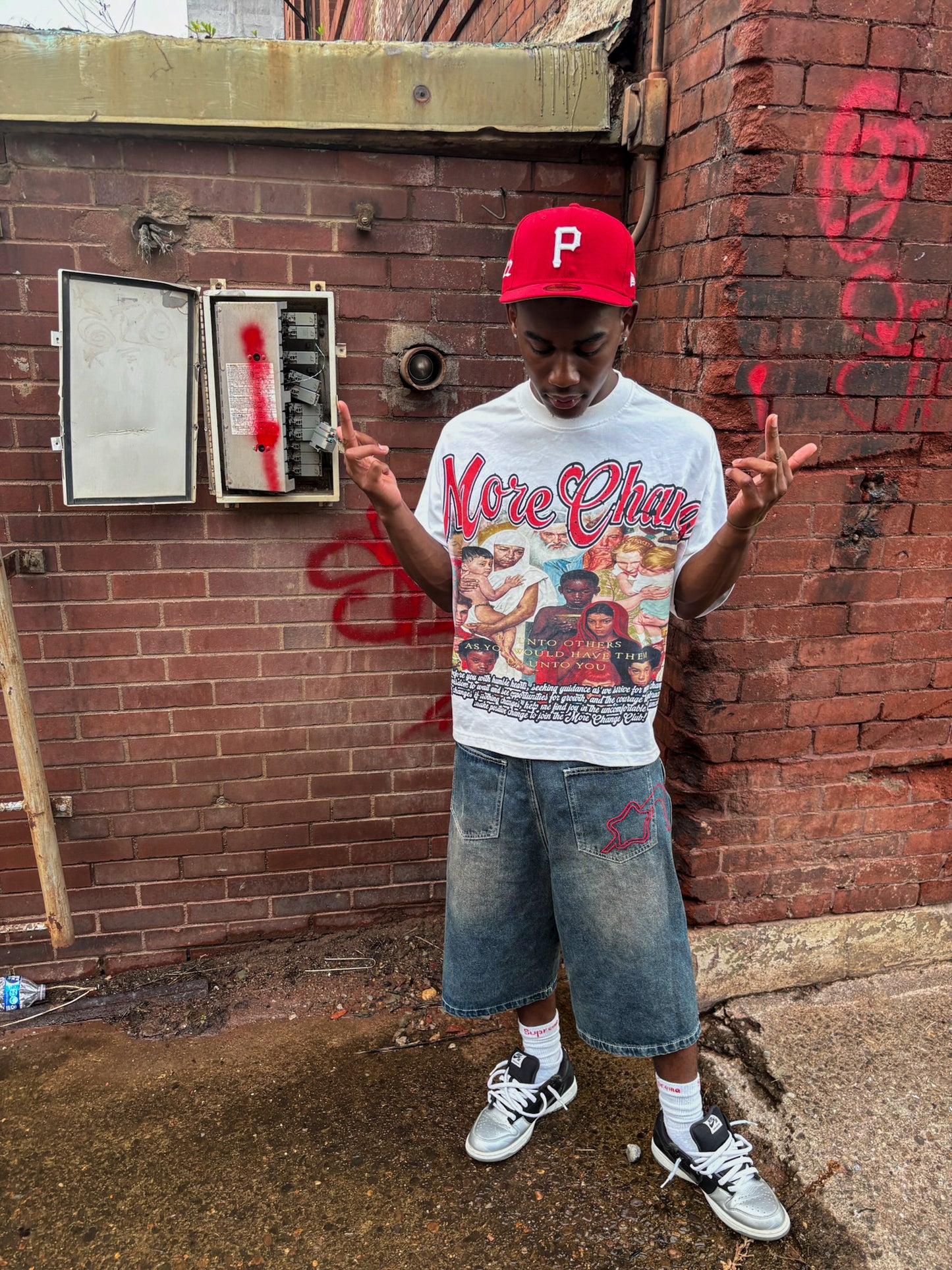 White More Change Tee