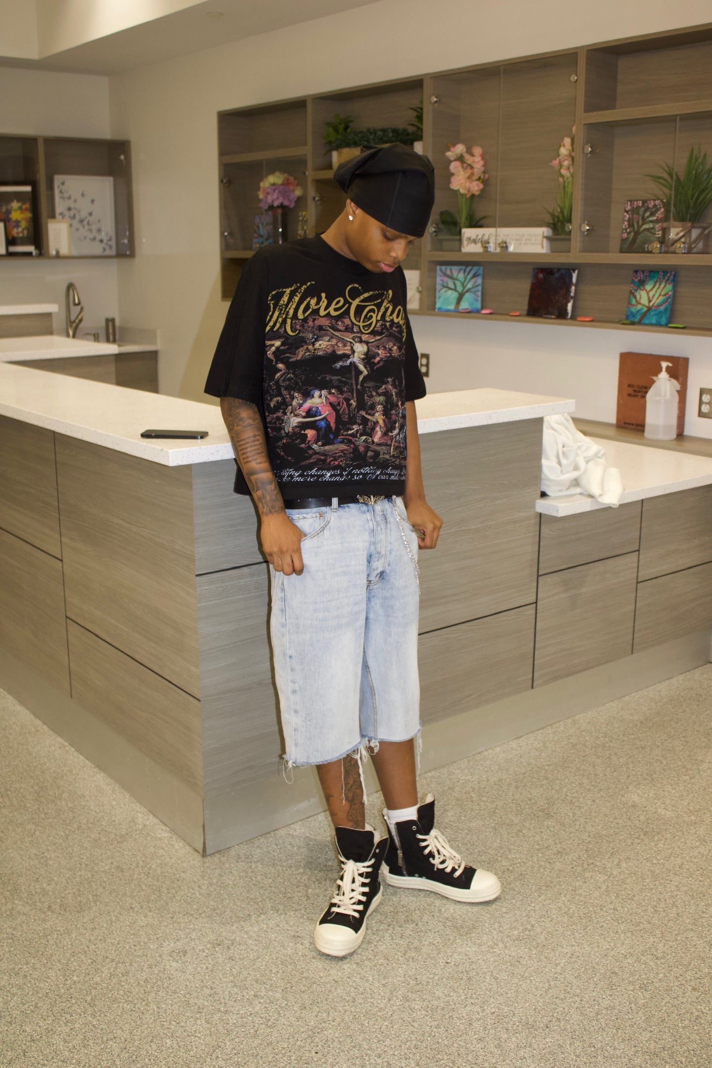 Black More Change Tee