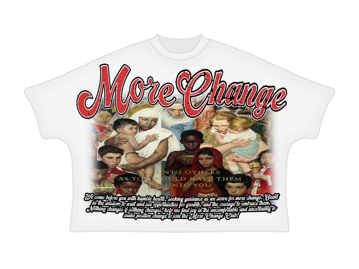 White More Change Tee