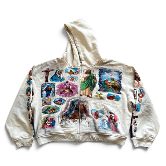 Grey Root of Change Zip Up